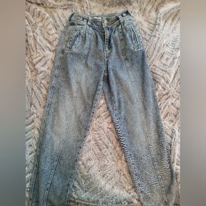 Super High Rise blue jeans